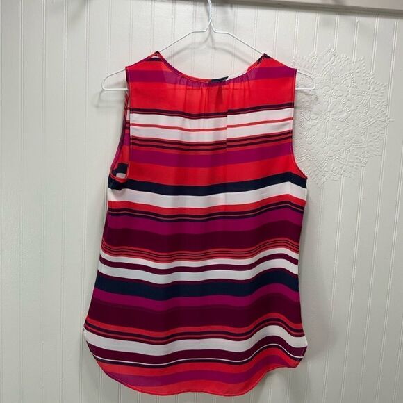 ANN TAYLOR sleeveless striped blouse - Picture 2 of 4